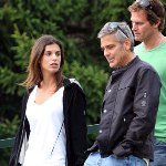 George Clooney ed Elisabetta Canalis il Natale insieme a Miami rigorosamente italiano